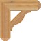 Ekena Millwork Funston Craftsman Rough Sawn Bracket, Western Red Cedar, 4"W x 16"D x 16"H BKT04X16X16FST04RWR - alternate 3